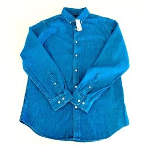 NWT Men’s Banana Republic Button-Down Denim Shirt